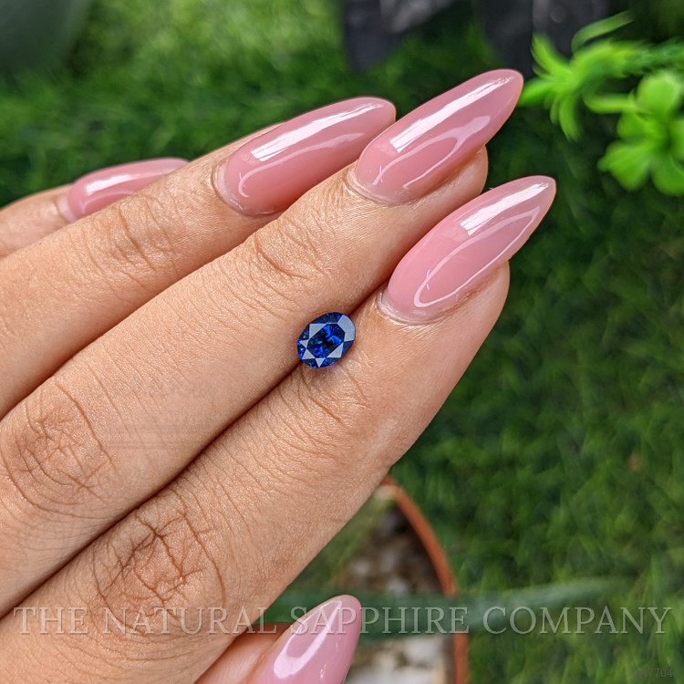 0.77 Ct. Blue Sapphire from Tanzania