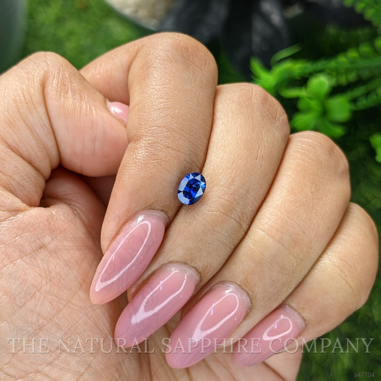 0.77 Ct. Blue Sapphire from Tanzania