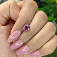 1.54 Ct. Purplish Pink Sapphire from Tanzania Life Style