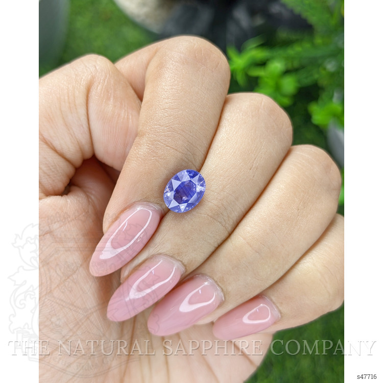 2.17 Ct. Purplish Blue Sapphire from Madagascar