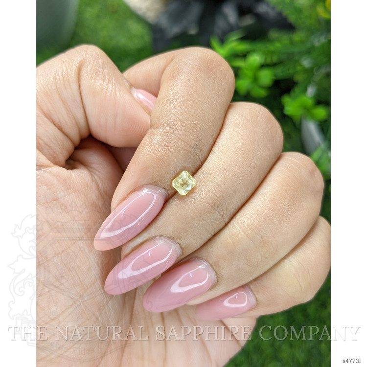 0.55 Ct. Yellow Sapphire from Ceylon (Sri Lanka)