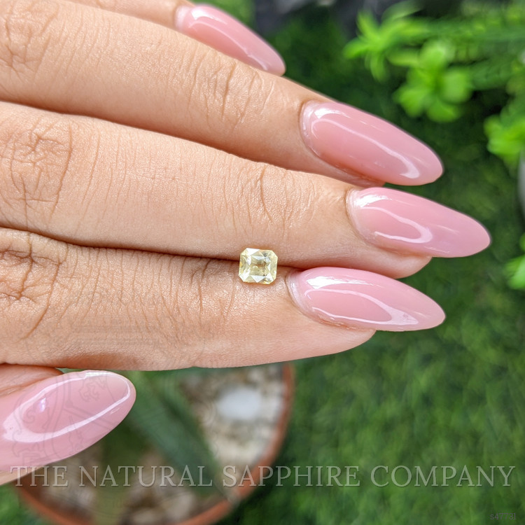 0.55 Ct. Yellow Sapphire from Ceylon (Sri Lanka)