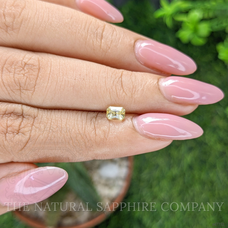 0.66 Ct. Yellow Sapphire from Ceylon (Sri Lanka)