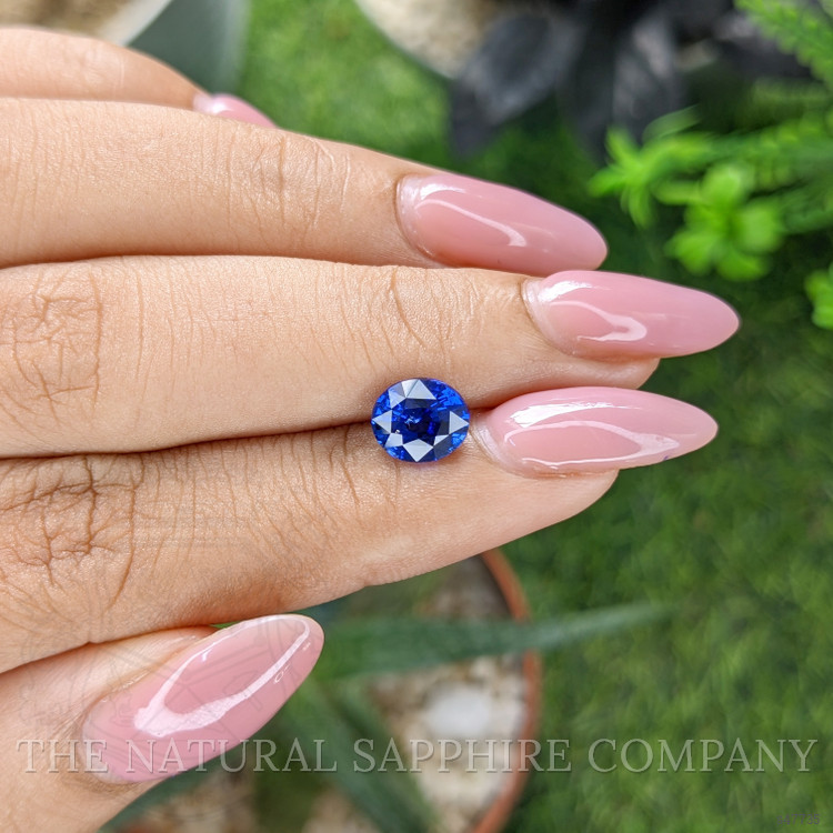 2.02 Ct. Blue Sapphire from Tanzania