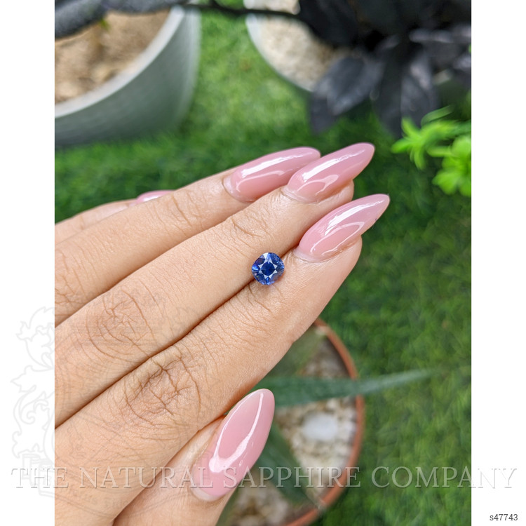 1.10 Ct. Blue Sapphire from Ceylon (Sri Lanka)