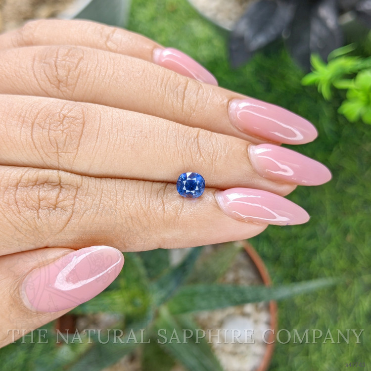 1.10 Ct. Blue Sapphire from Ceylon (Sri Lanka)