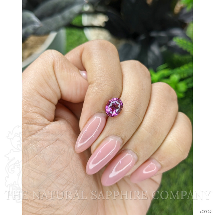 2.17 Ct. Purplish Pink Sapphire from Tanzania