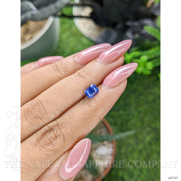 1.12 Ct. Blue Sapphire from Ceylon (Sri Lanka)