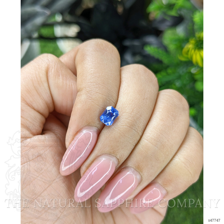 1.12 Ct. Blue Sapphire from Ceylon (Sri Lanka)