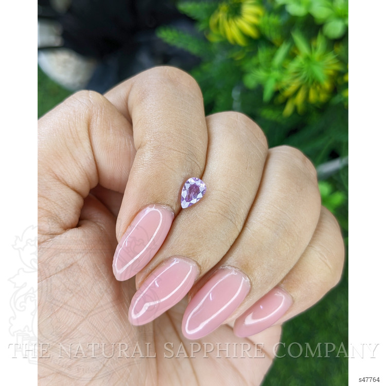 0.72 Ct. Pinkish Purple Sapphire from Ceylon (Sri Lanka)