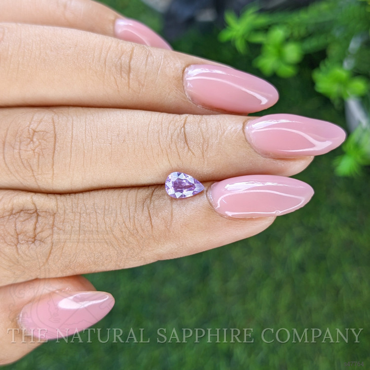 0.72 Ct. Pinkish Purple Sapphire from Ceylon (Sri Lanka)