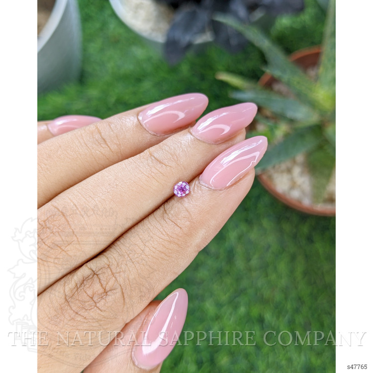 0.28 Ct. Pinkish Purple Sapphire from Ceylon (Sri Lanka)