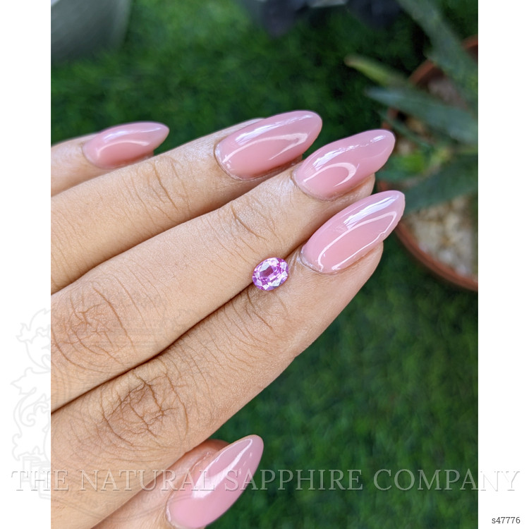 0.52 Ct. Purplish Pink Sapphire from Ceylon (Sri Lanka)