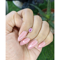 0.52 Ct. Purplish Pink Sapphire from Ceylon (Sri Lanka) Life Style