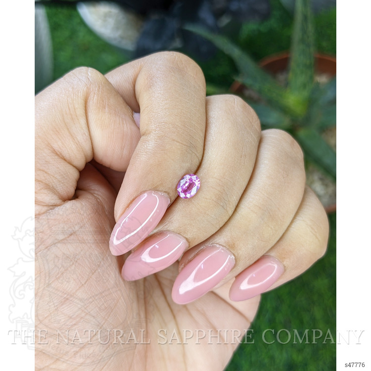 0.52 Ct. Purplish Pink Sapphire from Ceylon (Sri Lanka)