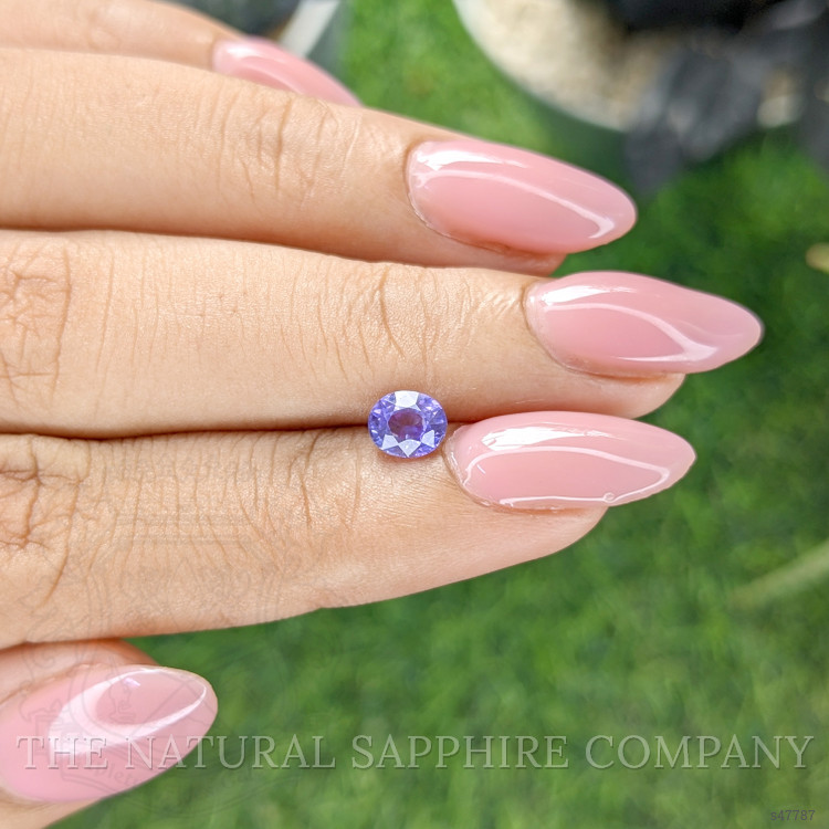 0.79 Ct. Pinkish Purple Sapphire from Ceylon (Sri Lanka)