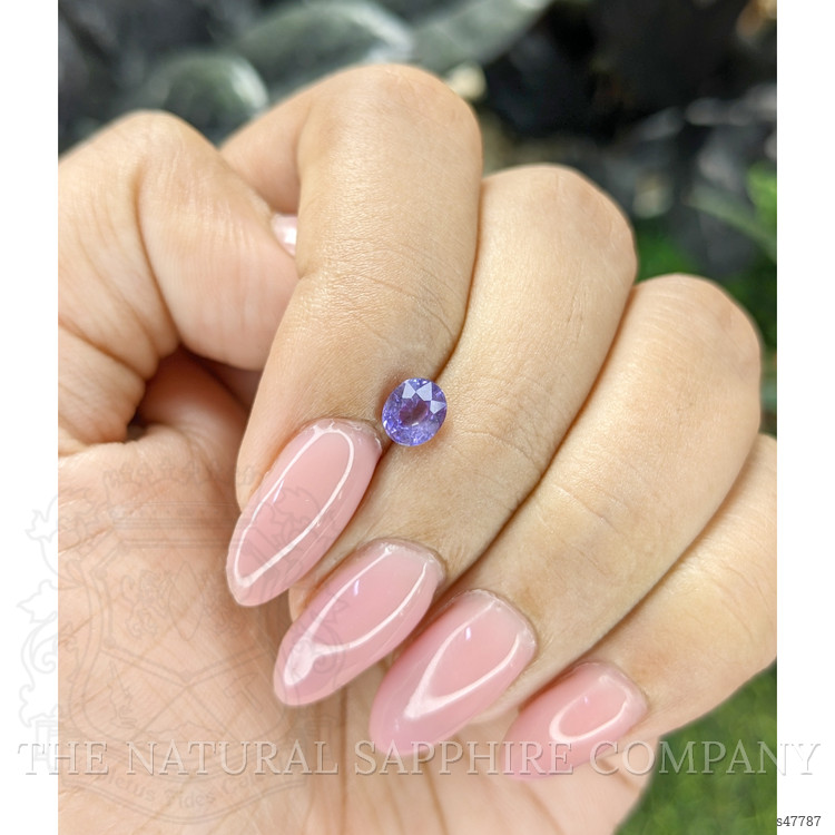 0.79 Ct. Pinkish Purple Sapphire from Ceylon (Sri Lanka)