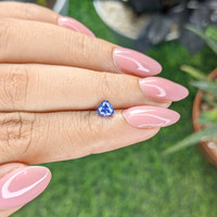 0.58 Ct. Blue Sapphire from Ceylon (Sri Lanka) Life Style