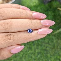0.48 Ct. Blue Sapphire from Ceylon (Sri Lanka) Life Style