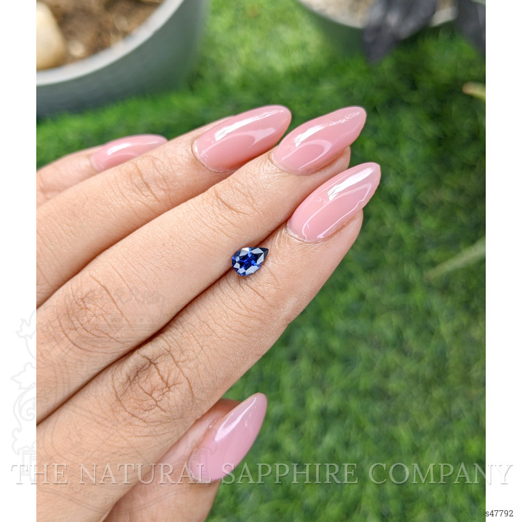 0.48 Ct. Blue Sapphire from Ceylon (Sri Lanka)
