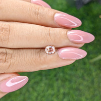 0.69 Ct. Padparadscha Sapphire from Ceylon (Sri Lanka) Life Style