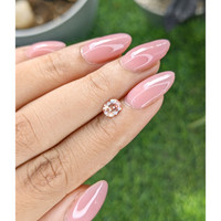 0.69 Ct. Padparadscha Sapphire from Ceylon (Sri Lanka) Life Style