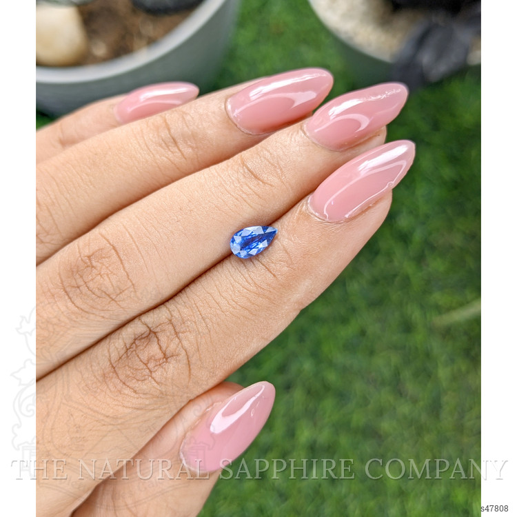 0.77 Ct. Blue Sapphire from Ceylon (Sri Lanka)