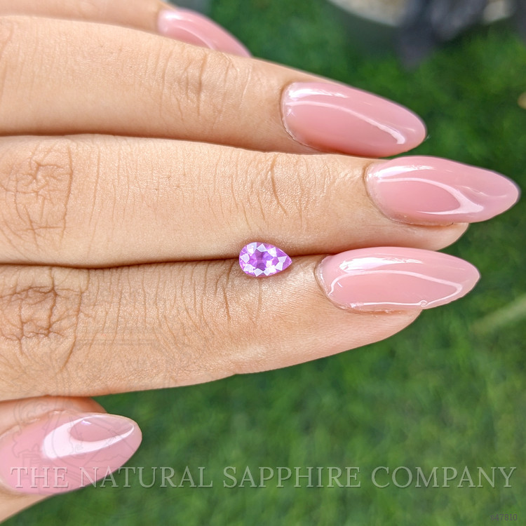 0.52 Ct. Pinkish Purple Sapphire from Ceylon (Sri Lanka)