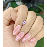 0.52 Ct. Pinkish Purple Sapphire from Ceylon (Sri Lanka) Life Style