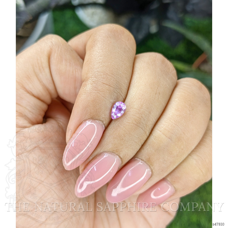0.52 Ct. Pinkish Purple Sapphire from Ceylon (Sri Lanka)