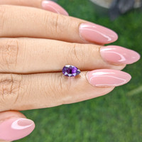1.54 Ct. Purple Sapphire from Ceylon (Sri Lanka) Life Style