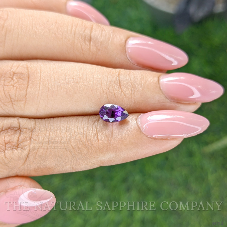 1.54 Ct. Purple Sapphire from Ceylon (Sri Lanka)