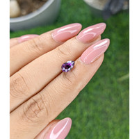 1.54 Ct. Purple Sapphire from Ceylon (Sri Lanka) Life Style