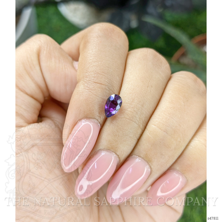 1.54 Ct. Purple Sapphire from Ceylon (Sri Lanka)