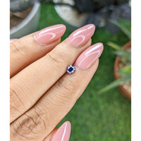 0.34 Ct. Bluish Purple Sapphire from Ceylon (Sri Lanka) Life Style
