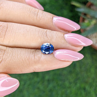 1.77 Ct. Blue Sapphire from Ceylon (Sri Lanka) Life Style