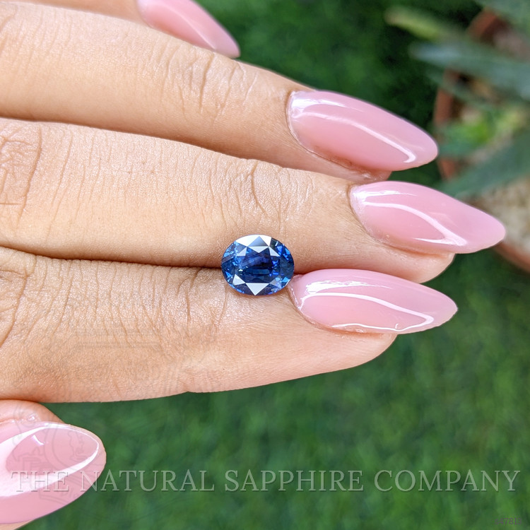 1.77 Ct. Blue Sapphire from Ceylon (Sri Lanka)