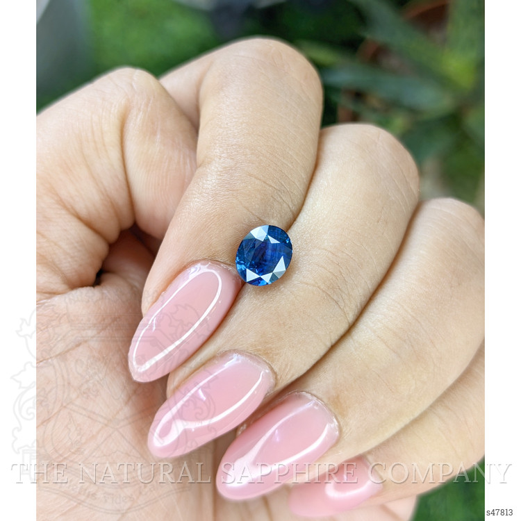 1.77 Ct. Blue Sapphire from Ceylon (Sri Lanka)