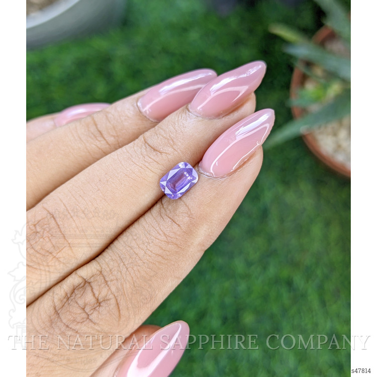 1.12 Ct. Bluish Purple Sapphire from Ceylon (Sri Lanka)