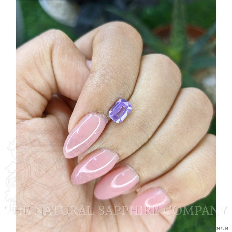 1.12 Ct. Bluish Purple Sapphire from Ceylon (Sri Lanka)
