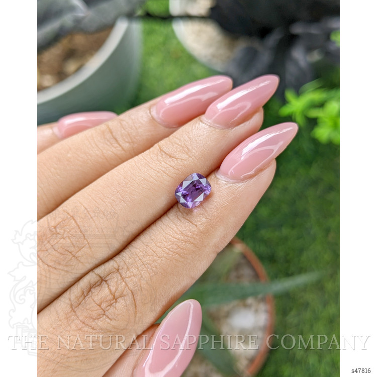 2.01 Ct. Pinkish Purple Sapphire from Madagascar