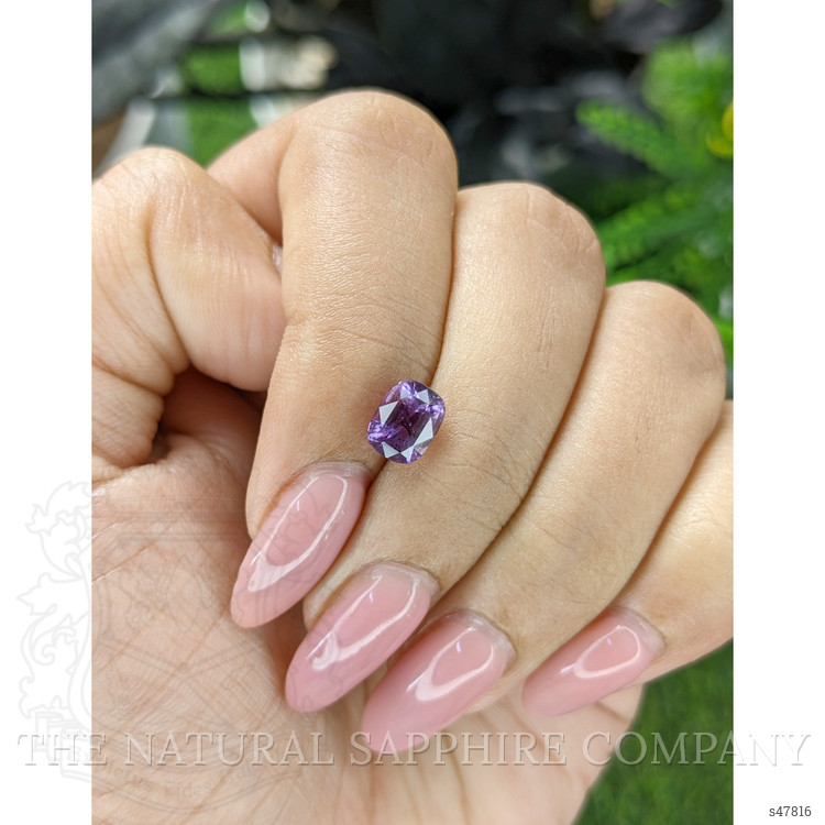 2.01 Ct. Pinkish Purple Sapphire from Madagascar