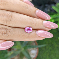 1.54 Ct. Pink Sapphire from Madagascar Life Style