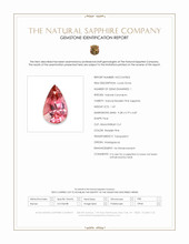 1.69 Ct. Reddish Pink Sapphire from Madagascar Scan Report