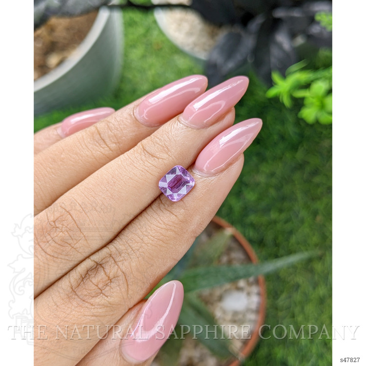 2.02 Ct. Pinkish Purple Sapphire from Madagascar