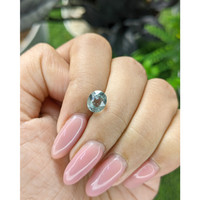 2.54 Ct. Green Sapphire from Madagascar Life Style