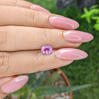 1.01 Ct. Pink Sapphire from Madagascar Life Style