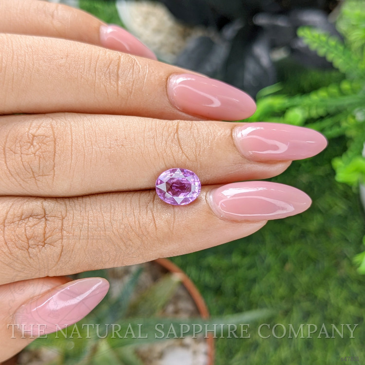 1.99 Ct. Pinkish Purple Sapphire from Madagascar