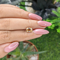 1.56 Ct. Padparadscha Sapphire from Madagascar Life Style