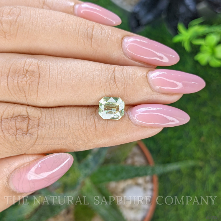 2.06 Ct. Yellowish Green Sapphire from Madagascar